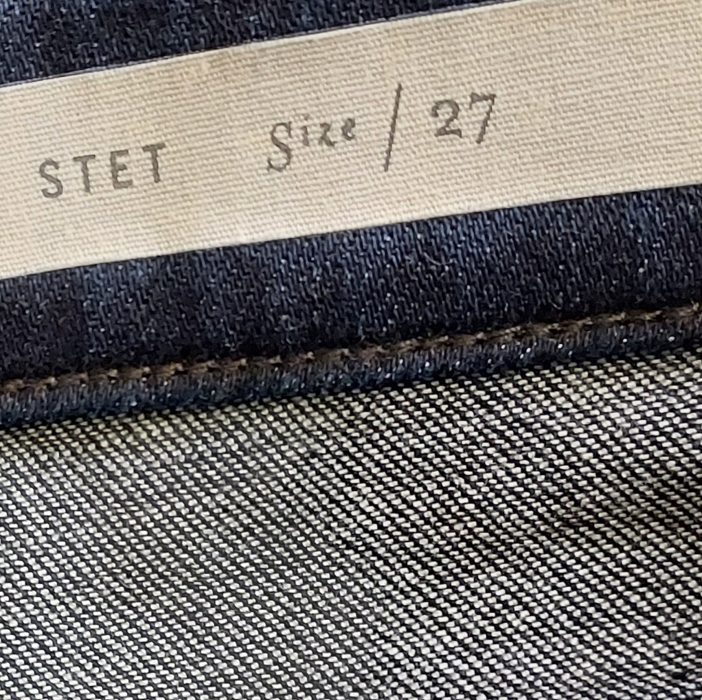 Anthropologie Pilcro & the Letterpress Dark Denim Jean Short Size 27 Mid Rise - Picture 7 of 11